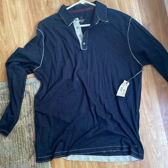 NWT True Grit long sleeve polo - Picture 1 of 1